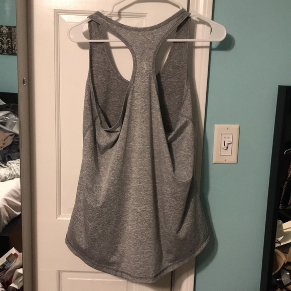 Heathered Gray Work Out Tank - Picture 2 of 2